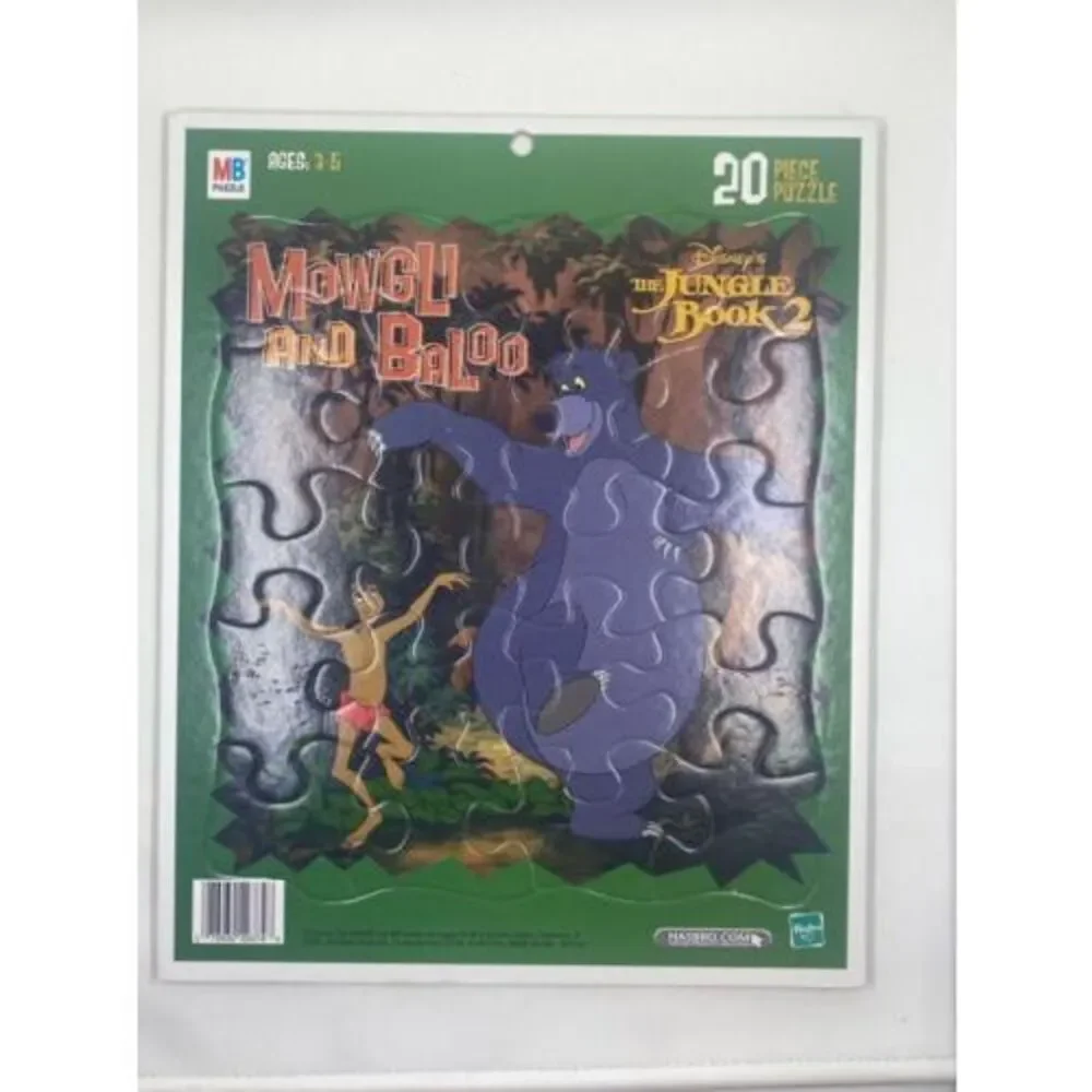 *Vintage Disney Jungle book 2 set of 3 puzzles 20 pieces puzzle